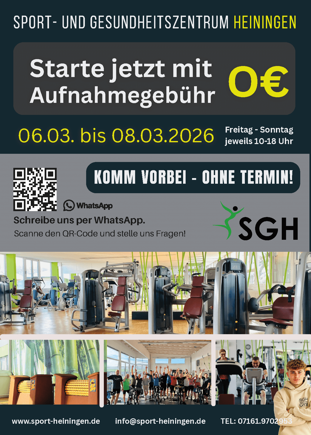 Null Euro Aufnahmegebühr im SGH